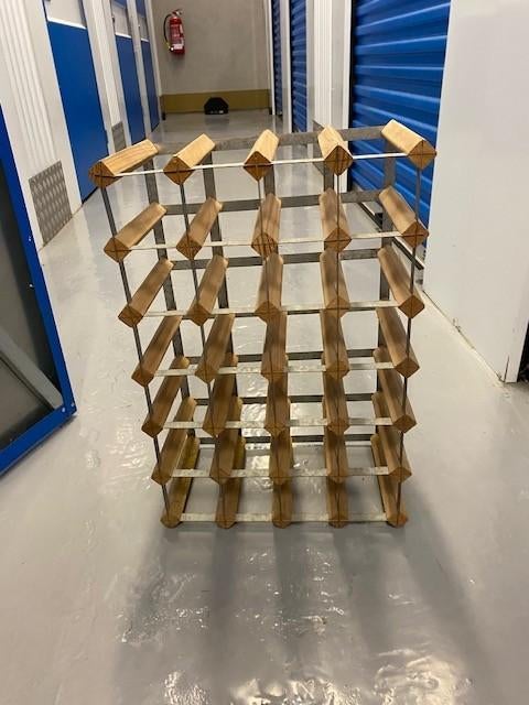 wijnrek, Ophalen, Zo goed als nieuw, 15 tot 25 flessen