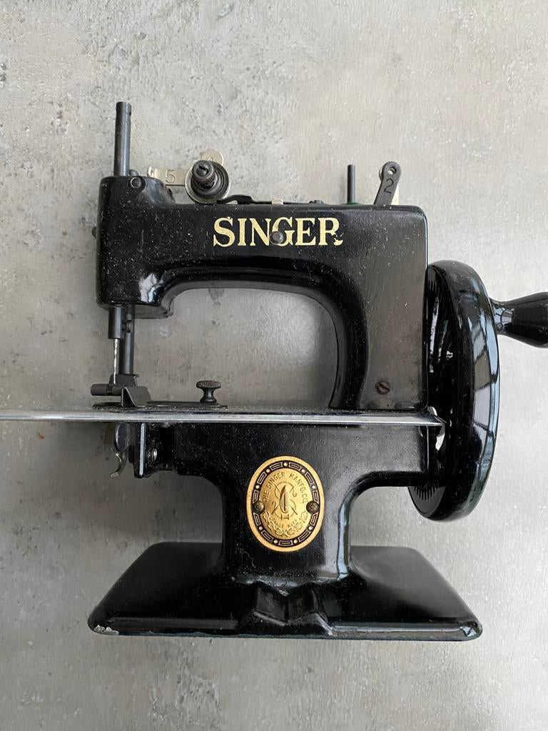 Jouet Ancien Machine à Coudre - Dans Sa Boîte D'origine, Vintage