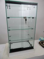 glazen kastje 69 x 36 x 25 cm, 2 schuifdeuren, 2 sleutels, Huis en Inrichting, Ophalen, Minder dan 50 cm, Met deur(en), Minder dan 25 cm