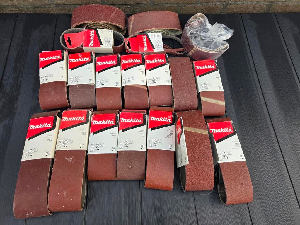 Lot nieuwe schuurbanden van Makita, Ophalen of Verzenden, Nieuw