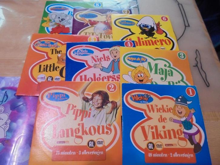 dvd's met studio 100 (8 stuks), Cd's en Dvd's, Dvd's | Kinderen en Jeugd, Zo goed als nieuw, Film, Komedie, Alle leeftijden, Ophalen of Verzenden