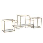 WANDREK metaal goudkleurig voor glazen en flessen 117 cm, Enlèvement ou Envoi, Neuf