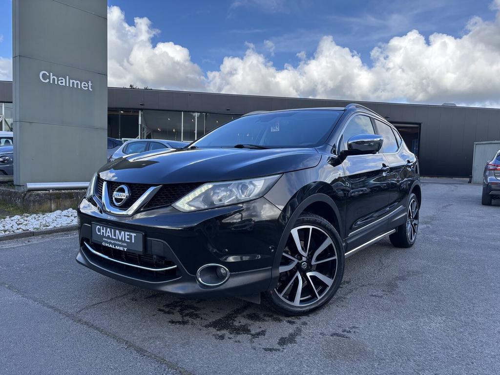 Nissan Qashqai 1.2DIG-T 115 CVT TEKNA + GLASS ROOF / GARANT, Auto's, Nissan, 0 cilinders, Zwart, Bedrijf, SUV of Terreinwagen
