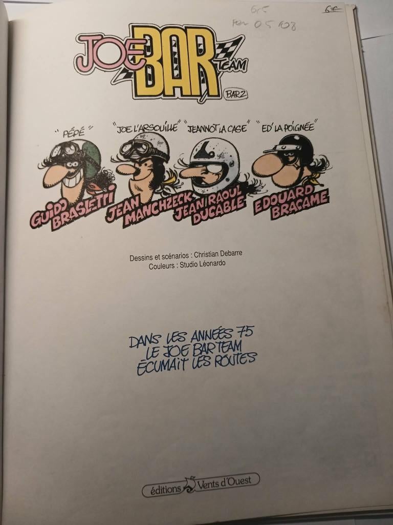 Personnages de dessins animés Joe Bar team +album cartonné, Collections, Personnages de BD, Enlèvement, Neuf