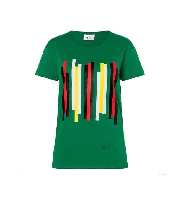 T-shirt MINI racing green stripes dames maat S merchandise 8, Neuf, -, -, -