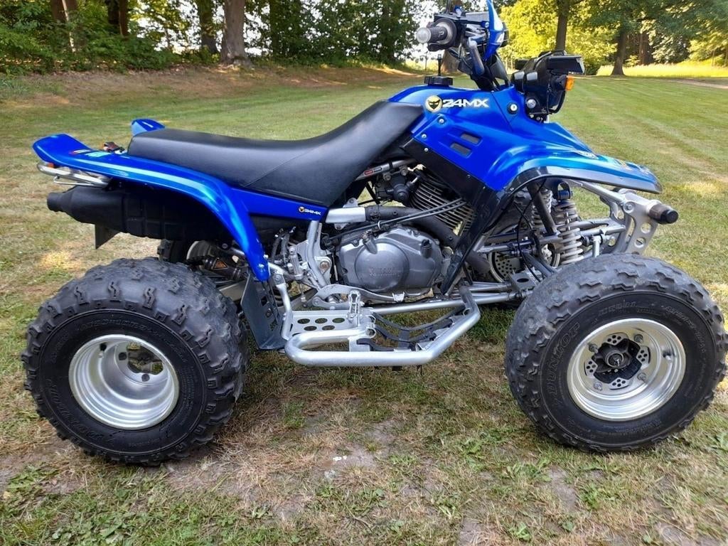 Quad Yamaha Warrior 350 YFM avec kit papier, pneus inclus, Motos, 350 cm³, 12 à 35 kW, 1 cylindre