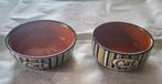 2 keramische voerbakjes en voederbakmat voor katten, Dieren en Toebehoren, Ophalen, Zo goed als nieuw
