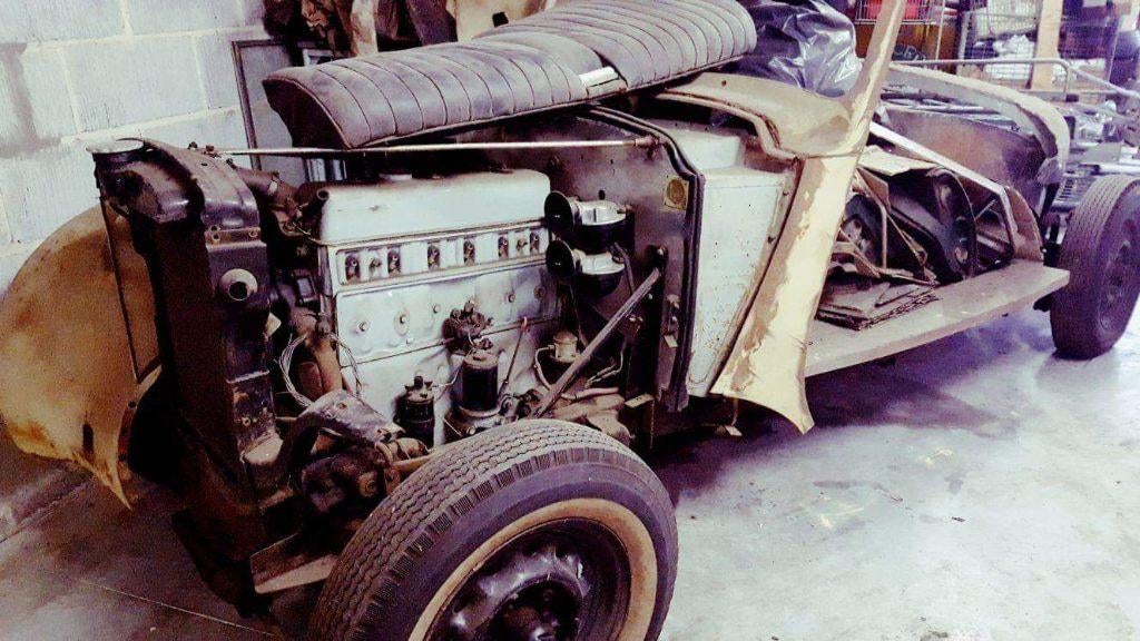 Daimler DB18 DHC 1951 - project of onderdelen, Auto's, Overige Auto's, Particulier, 2 zetels, 2 deurs, 6 cilinders