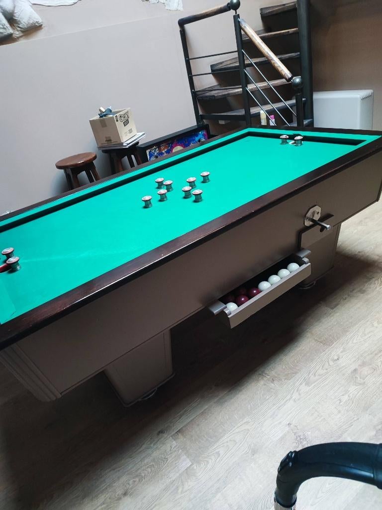 Stoppenbiljart / golfbiljart, Ophalen, Gebruikt, Biljarttafel