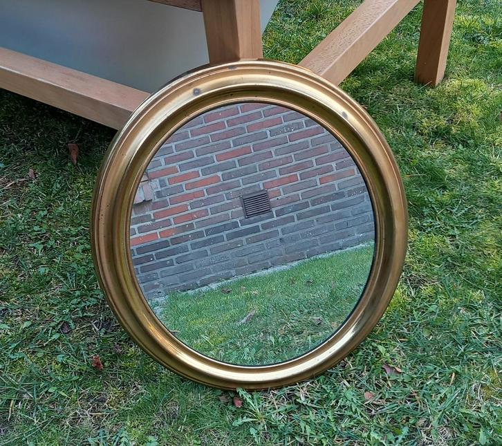 Vintage Spiegel ovaal, Huis en Inrichting, Woonaccessoires | Spiegels, Ovaal, Ophalen