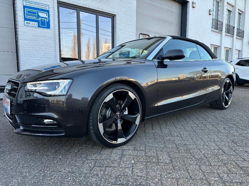 A5 Cabriolet 2.0 TDi euro6 Automaat 1Eigenaar Topconditie, Auto's, Audi, 4 zetels, 4 cilinders, Leder, Diesel