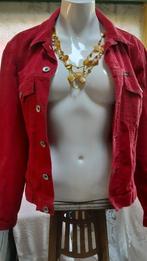 Veste en jean en velours côtelé rouge Pepe coupe classique L, Rouge, Taille 38/40 (M), Enlèvement ou Envoi, Comme neuf