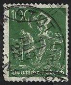 1 Postzegel Berg Arbeiders Duitse Rijk 1922, Enlèvement ou Envoi, Autres périodes, Affranchi