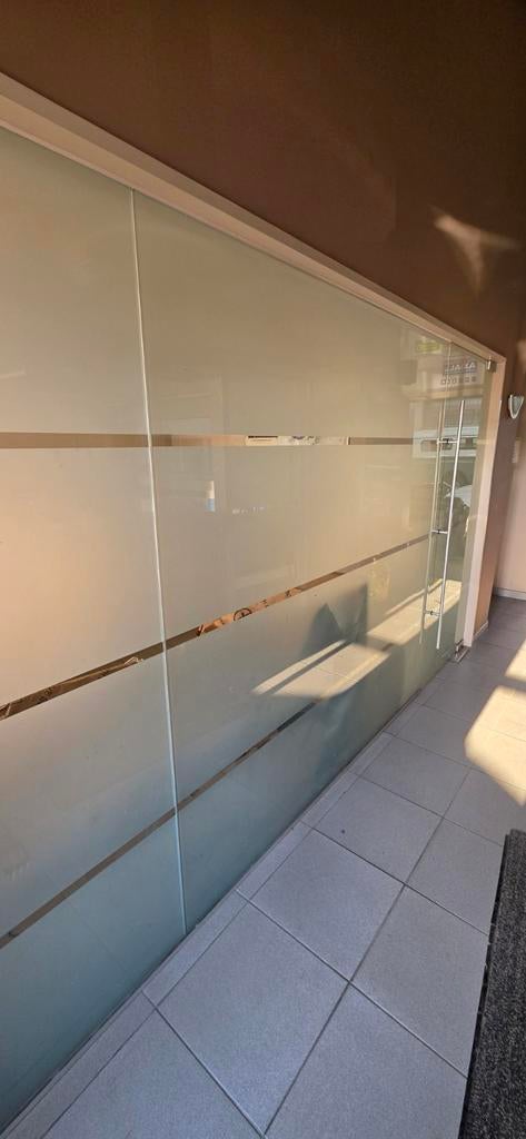 glazen wanden en deuren, Bricolage & Construction, Vitres, Châssis & Fenêtres, Enlèvement