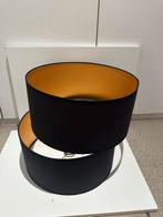 Set van 2 identieke zwart/gouden lampenkappen, Ophalen, Zo goed als nieuw, Stof