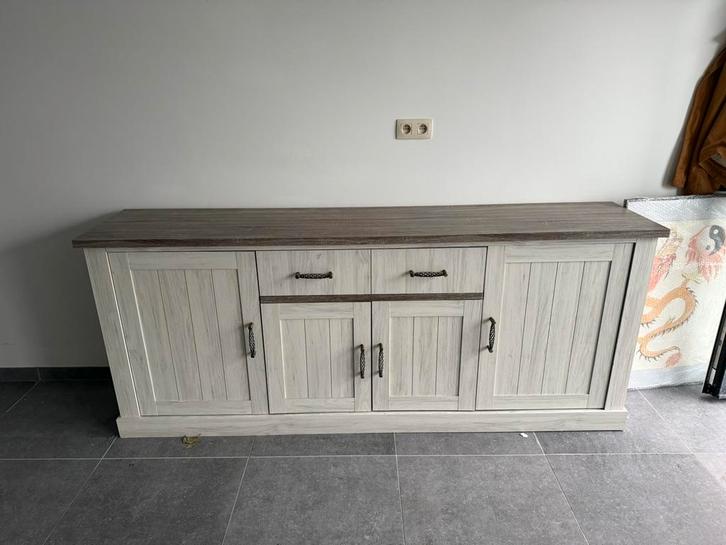 Meuble buffet / dressoir, Maison & Meubles, Armoires | Dressoirs, Utilisé, 200 cm ou plus, 50 à 75 cm, Avec tiroir(s), Avec porte(s)