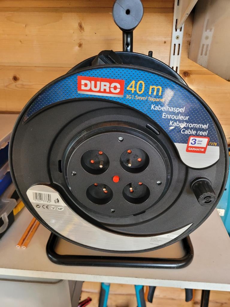 Kabelhaspel - Nieuw 40 meter, Ophalen, Nieuw