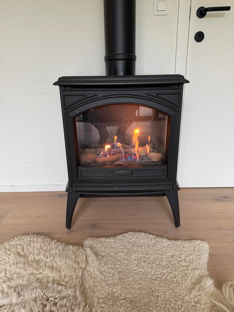 Gaskachel op propaangas, Huis en Inrichting, Ophalen, Gebruikt, Gas, Vrijstaand