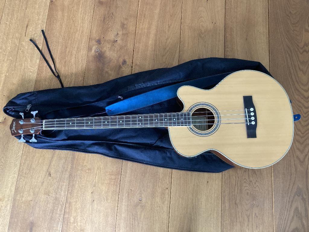 Johnson Semi-acoustic Bass, Ophalen, Gebruikt, Semi-akoestisch