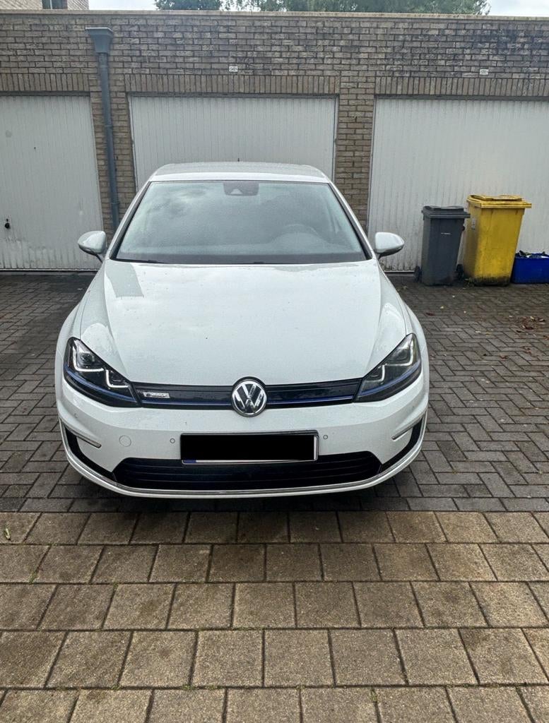 Volkswagen E golf (100% elektrische wagen), Auto's, Zwart, Leder en Stof, Wit, Elektrisch