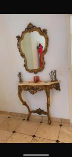Klassiek/Louis XV met rococo-details Tafel en spiegel, Ophalen