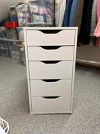 Ladekast wit - Alex (Ikea), Huis en Inrichting, Kasten | Ladekasten, 5 laden of meer, Ophalen, Zo goed als nieuw