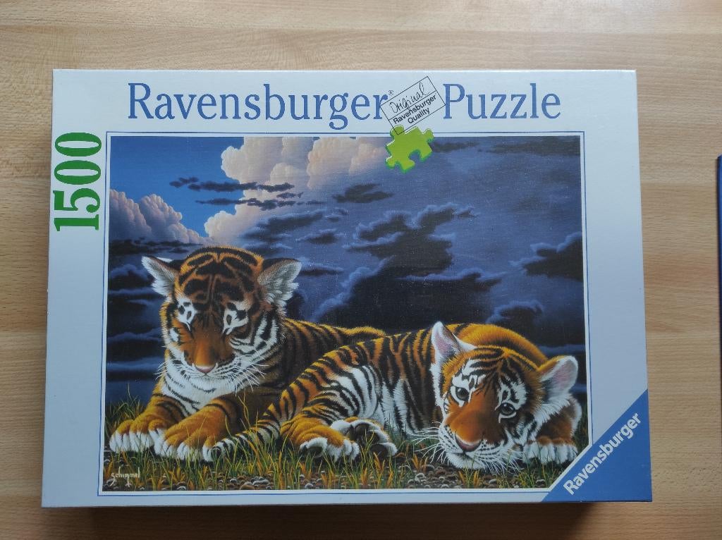 puzzel met tijgers, Ophalen of Verzenden, 500 t/m 1500 stukjes, Nieuw, Legpuzzel
