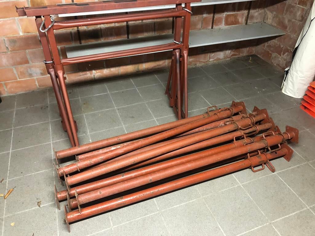 Bouwschoren 1,6m - 2,9m + metsersschragen, Ophalen, Gebruikt, Overige typen, 2 tot 5 meter