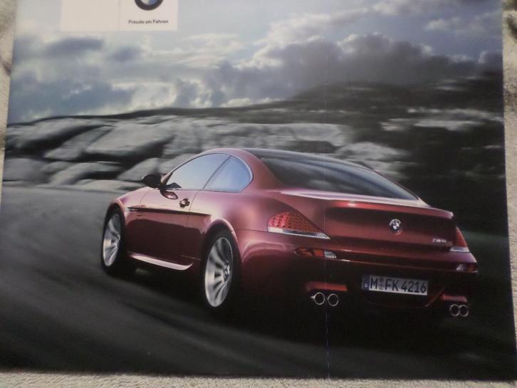 Brochure de la BMW M6, Livres, Autos | Brochures & Magazines, BMW, Enlèvement ou Envoi