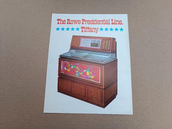 Flyer: Rowe-AMi MM5/ Tiffany (1971) jukebox, Collections, Machines | Jukebox, Ami, Envoi