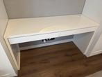 Ikea MICKE bureau, wit, 142x50 in goede staat, Huis en Inrichting, Bureaus, Ophalen, Gebruikt, Bureau