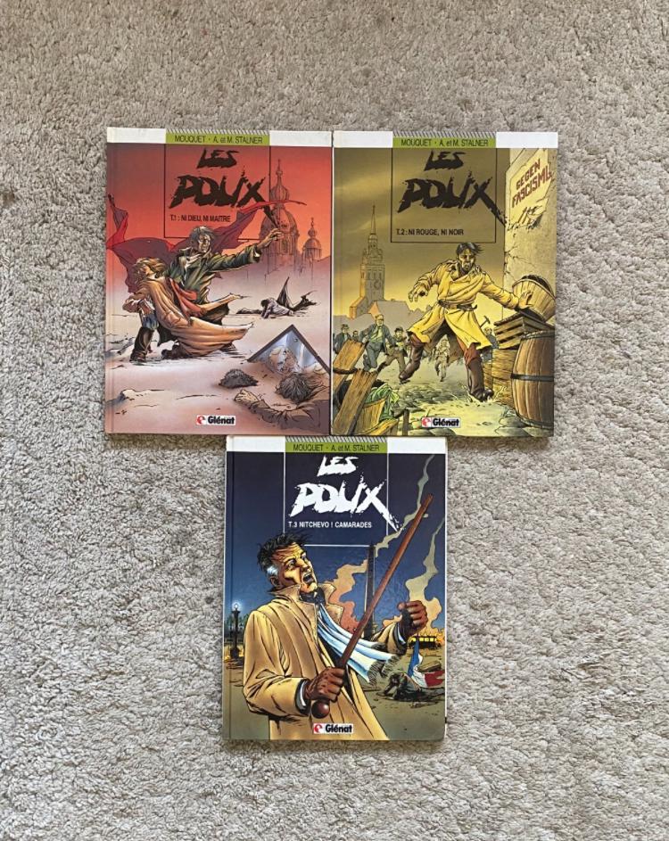 Lot BD Les Poux 3 tomes EO, Enlèvement ou Envoi, Utilisé