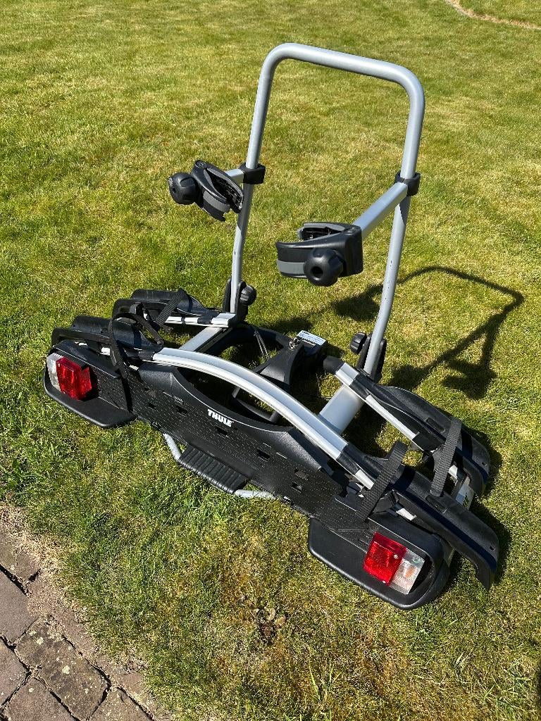 Fietsrek Thule Euroway 921, Auto diversen, Fietsendragers, Gebruikt, Trekhaakdrager, 2 fietsen, Ophalen