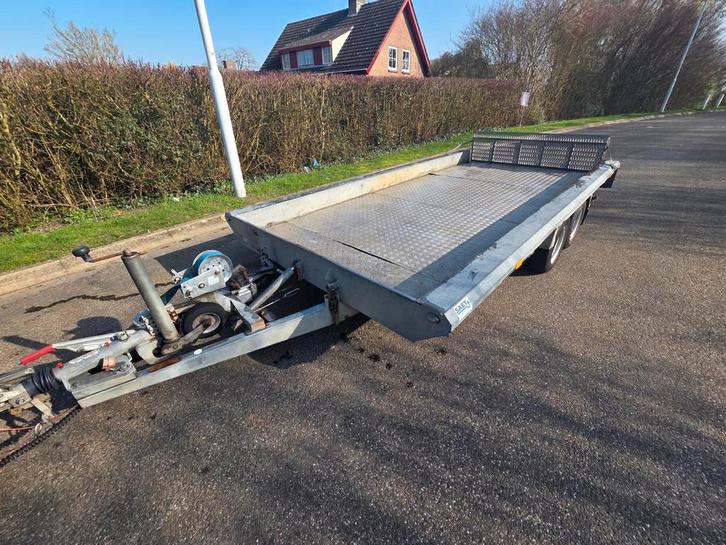hapert auto/machine transporter 2700kg, Auto diversen, Aanhangers en Bagagewagens, Ophalen