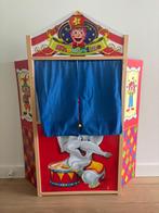 Poppenkast + 16popjes, Ophalen, Zo goed als nieuw