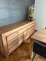 Hele mooie dressoirkast/buffetkast in massief hout teak, Enlèvement, Comme neuf