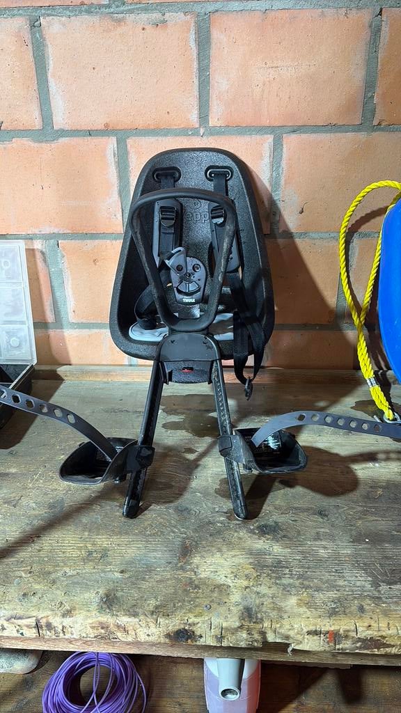 Fietsstoel met adapter, Ophalen, Gebruikt