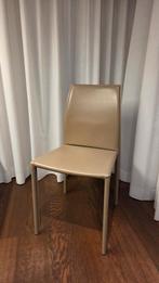 Chaise revêtue de cuir Arper Norma, Modern design, Comme neuf, Brun, Enlèvement