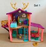Enchantimals 2 speelhuizen en extra sets, Kinderen en Baby's, Ophalen, Zo goed als nieuw