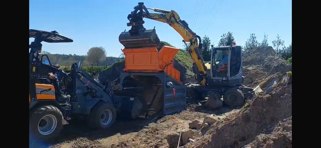 Zeefmachine te huur, Ophalen