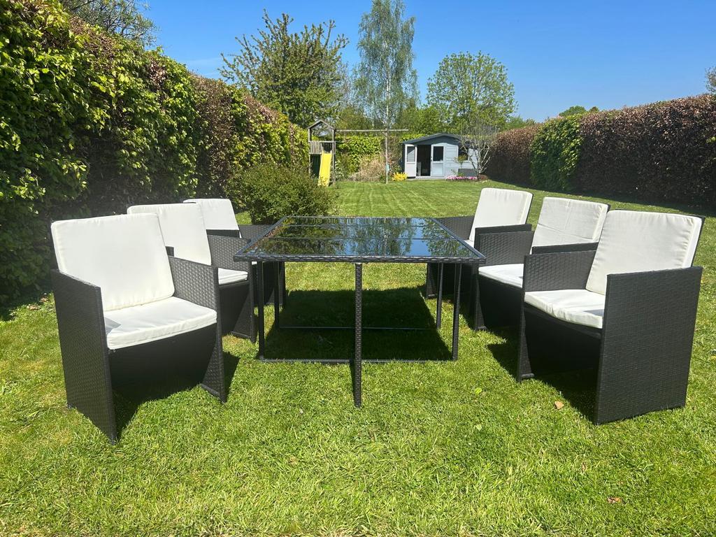Table et chaises de jardin, Enlèvement, Comme neuf
