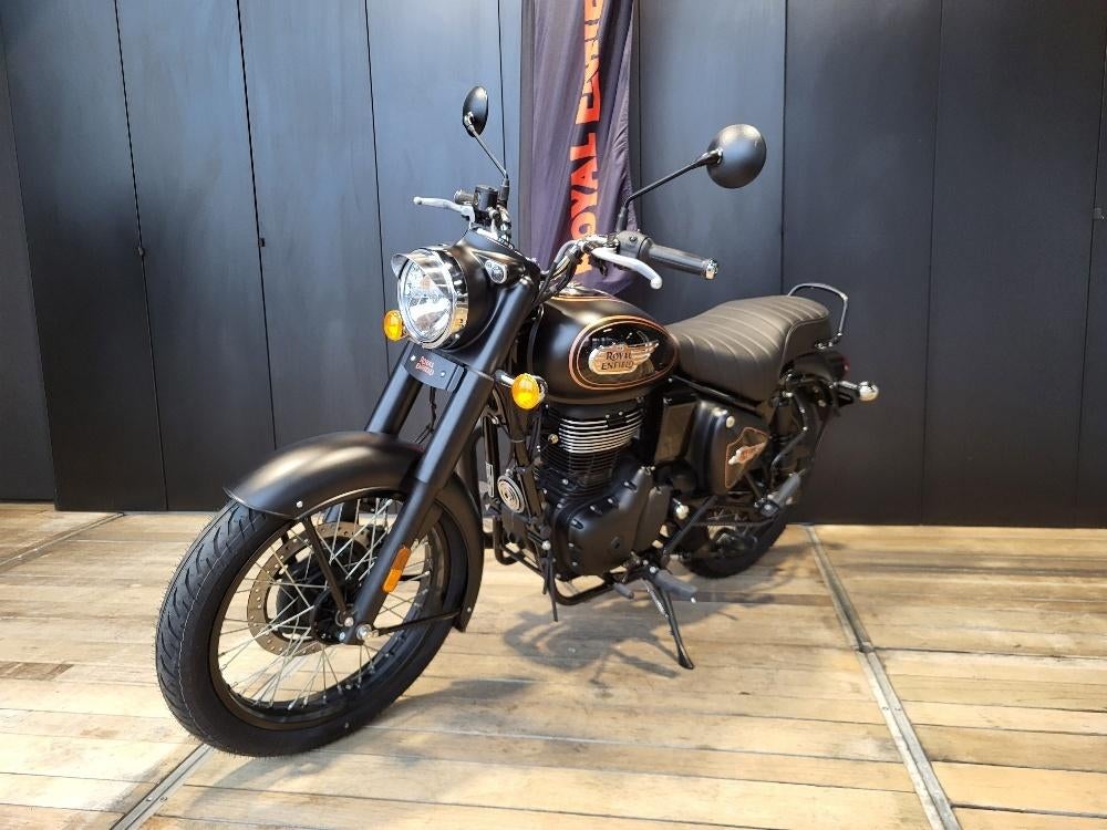 Royal Enfield Bullet 350 Premium Black Gold, Nieuw, Bedrijf, Overig, Minimaal motorrijbewijs A2