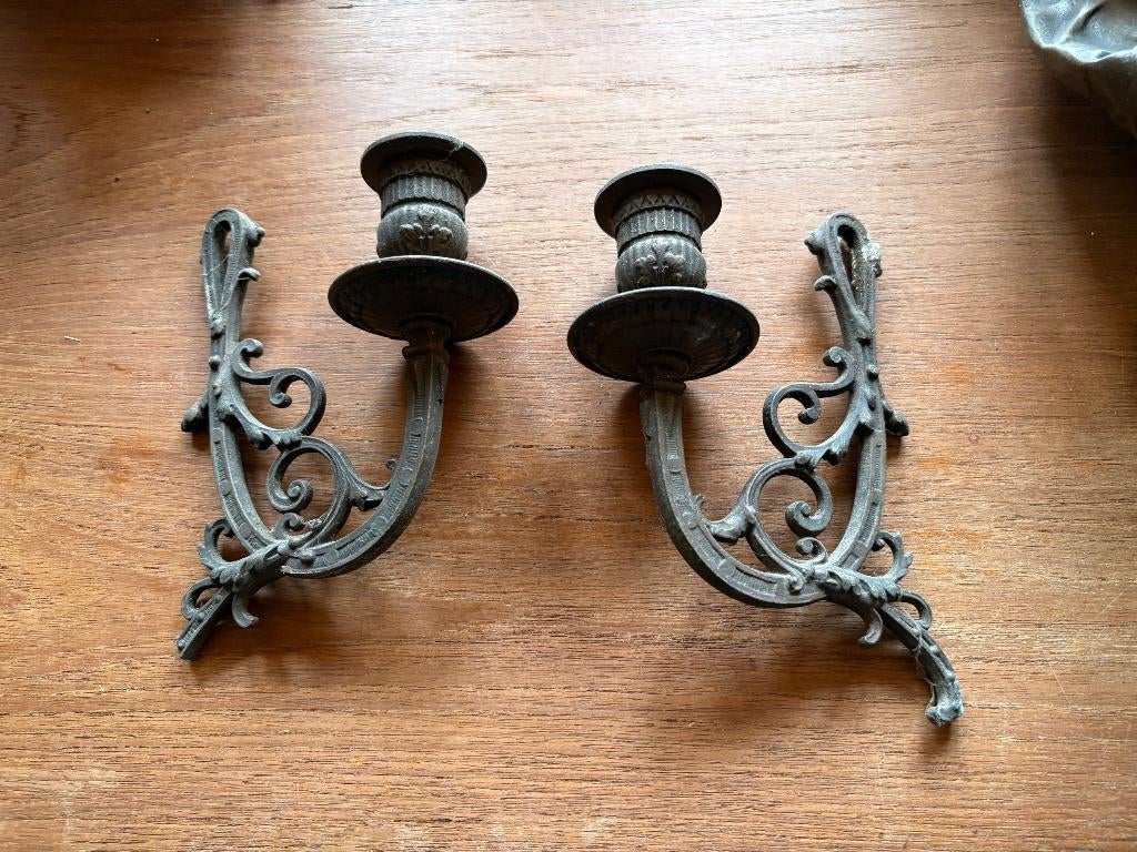 Vintage Kandelaars, Ophalen, Gebruikt, Kandelaar