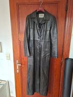 lange leren jas 'skin mode', Kleding | Dames, Ophalen of Verzenden, Gedragen, Maat 38/40 (M), Zwart