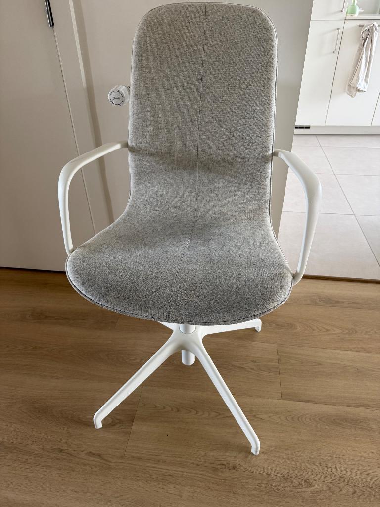 Chaise bureau IKEA, Gris, Enlèvement, Utilisé, Chaise de bureau