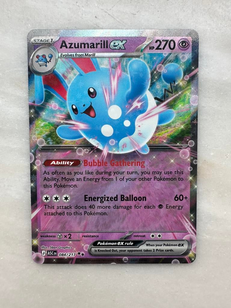 Azumarill Ex 084/217, Ophalen of Verzenden, Nieuw