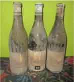 3x Oude Demi Sec Witte Wijn - Vouvray 1973 - Verdier, Frankrijk, Ophalen of Verzenden, Vol, Witte wijn