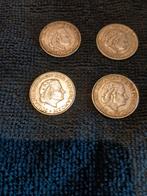 4 x 1 gulden Juliana zilver, Ophalen of Verzenden, Koningin Juliana, 1 gulden, Zilver