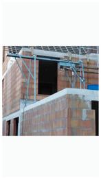 Bouwlift , bouwtakel imer voor op verdieping te plaatsen, Enlèvement, Ascenseur de chantier