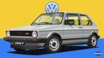 GOLF 1 GTI 1600 (EG) bloc H . 1981 a restaurer, Auto's, Zilver of Grijs, 3 deurs, Euro 1, Handgeschakeld